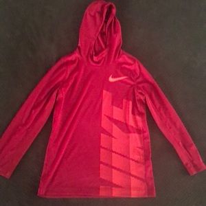 Nike hooded shirt